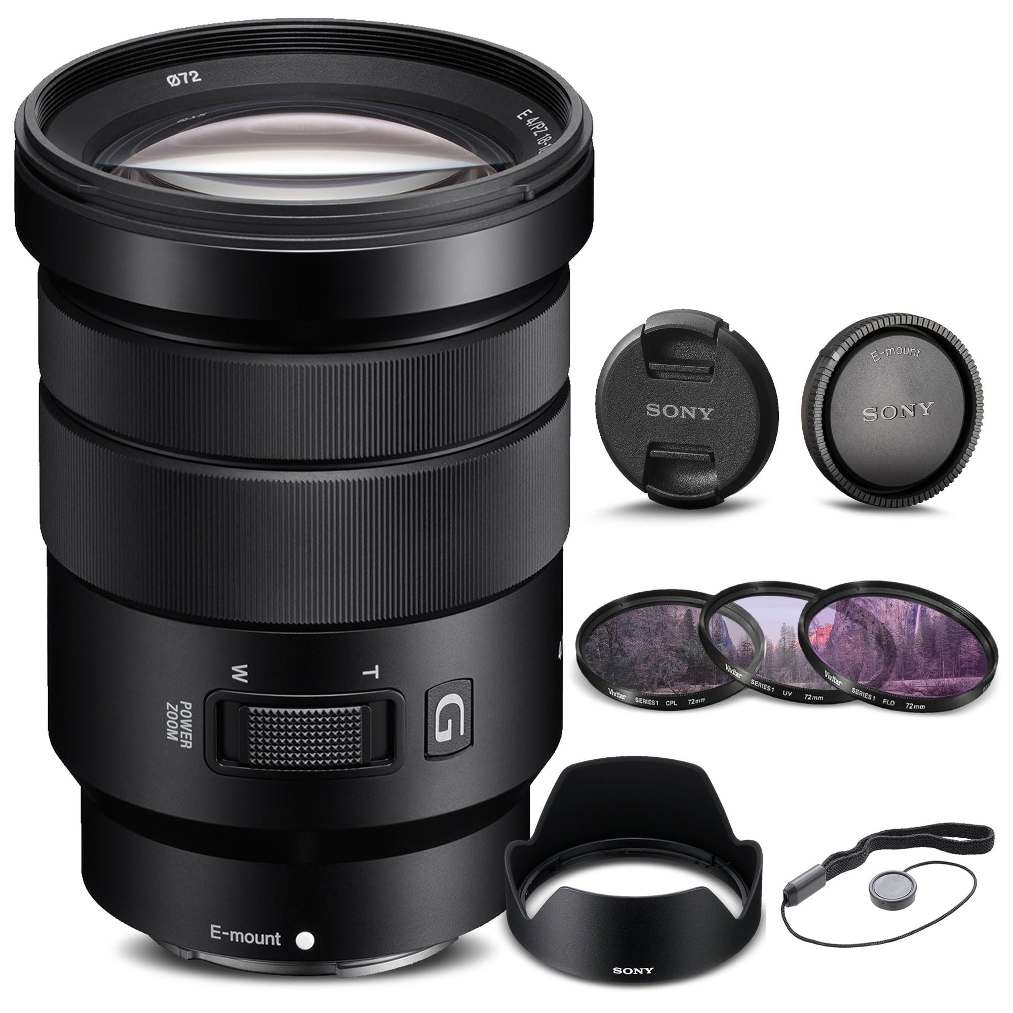 Amazon.com : Sony E 18-135mm f/3.5-5.6 OSS Lens (SEL18135) +