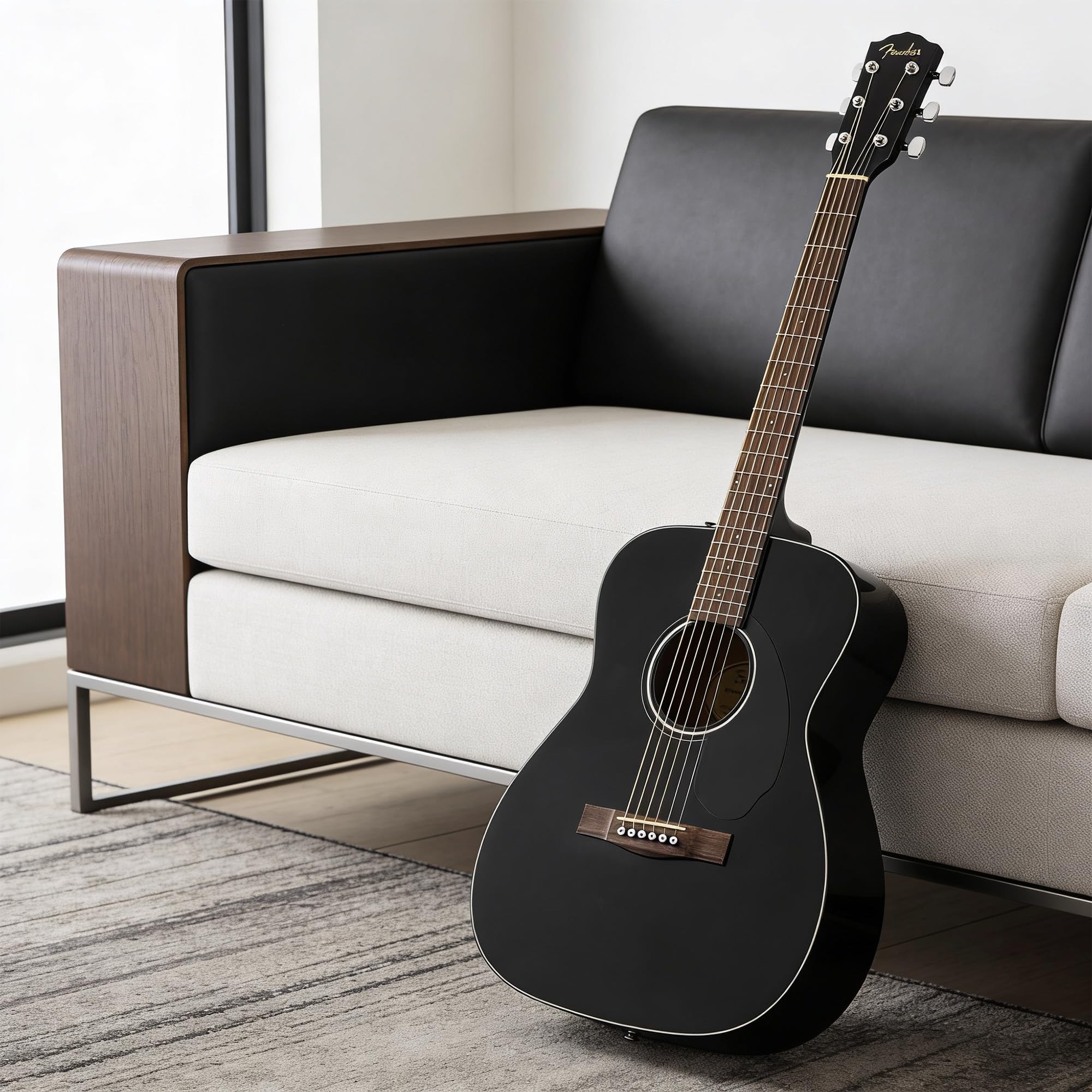 Amazon.com: Fender CC-60S Concert Acoustic Guitar - Black Bundle