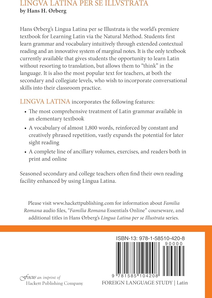 Amazon | Lingua Latina Per Se Illustrata: Familia Romana | Orberg