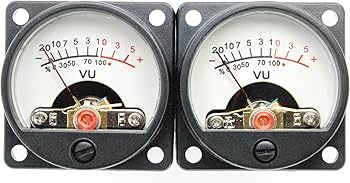 Amazon.co.jp: VUメーター組み込みキット 丸型・アナログメーター