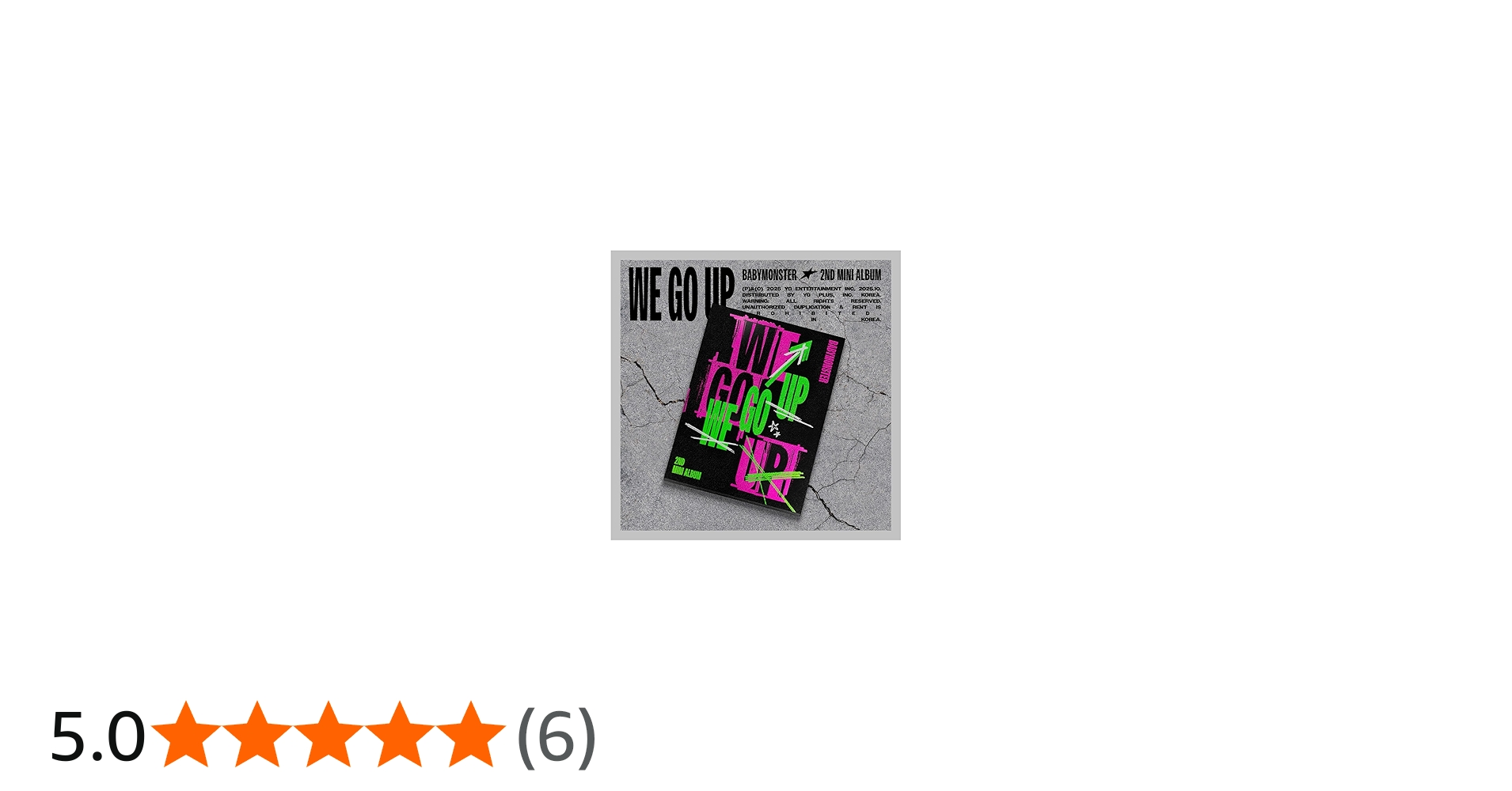 Amazon.co.jp: ベイビーモンスター ベビモン BM BABYMONSTER WE GO UP