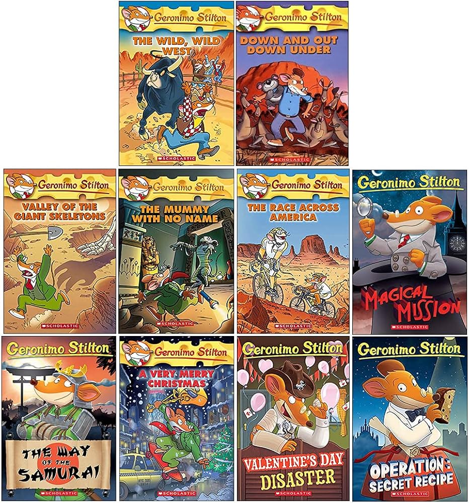 Amazon.com: Geronimo Stilton: 10 Book Collection (Series 4) Box