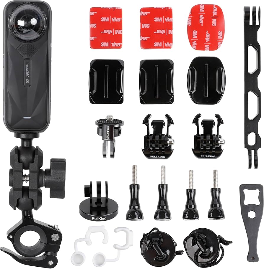 Amazon.com: Motorcycle Mounting Bike Handlebar Helmet Mount Bundle