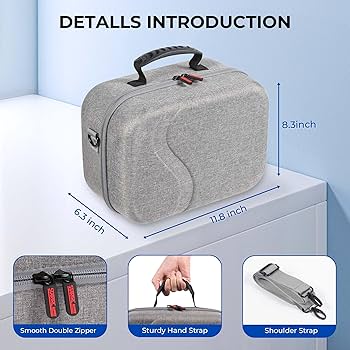 Amazon | Meta Quest 3 対応 収納ケース キャリングケース 大容量 保護