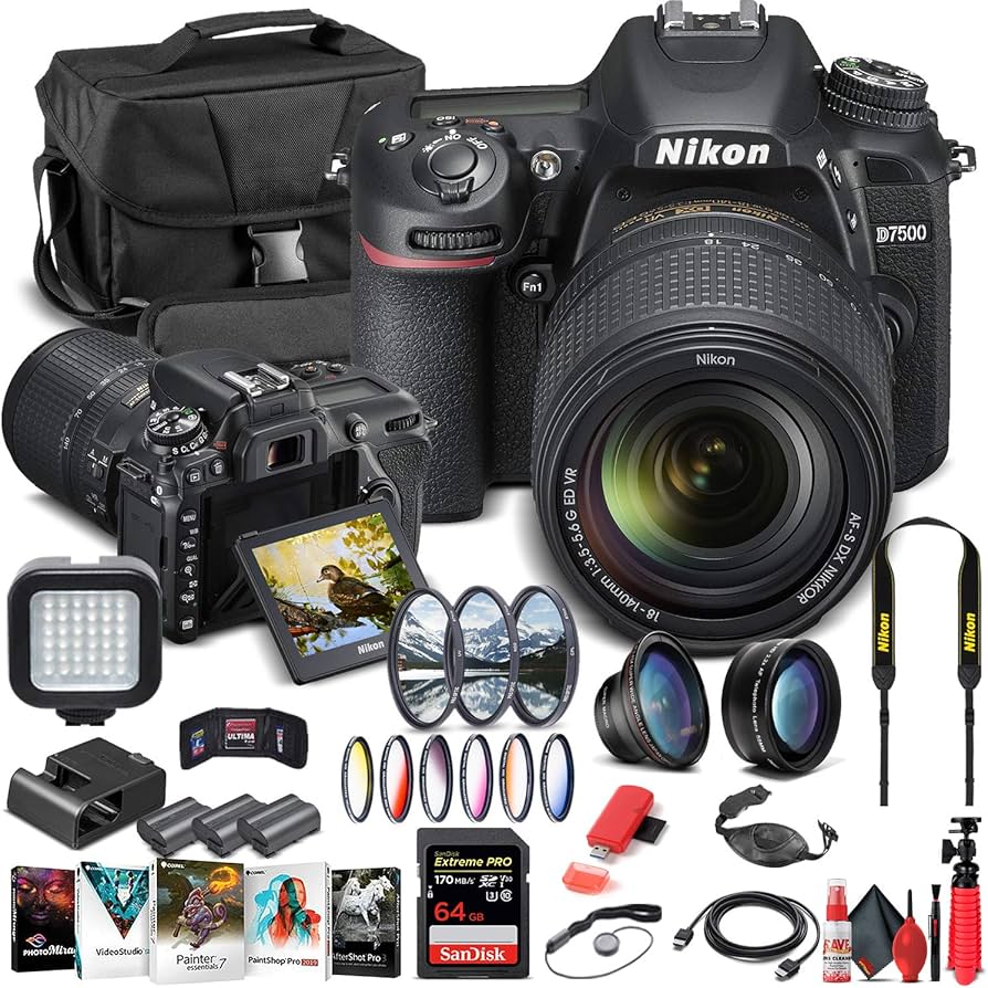 Amazon.com : Nikon D7500 DSLR Camera with 18-140mm Lens (1582) +
