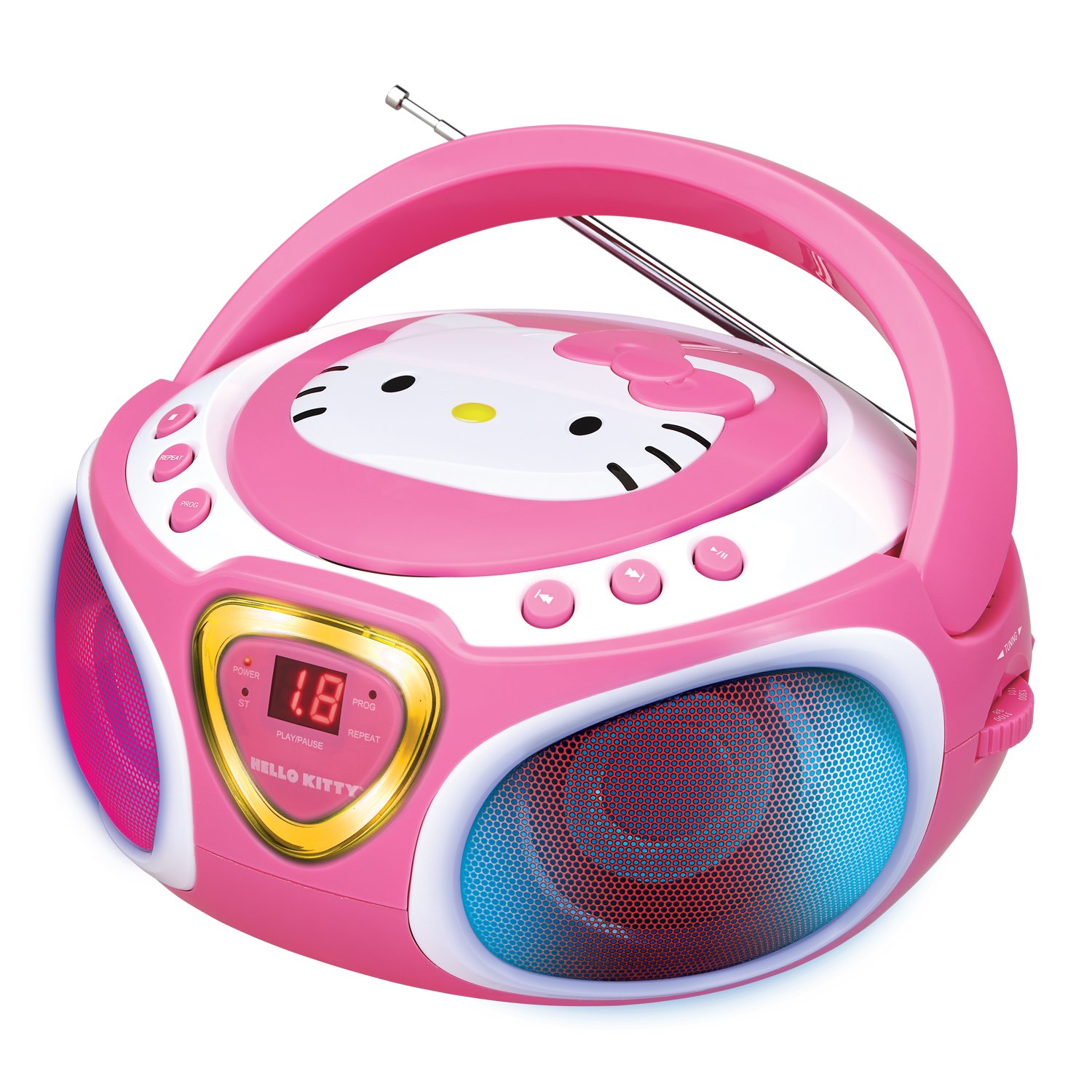 Amazon.co.jp: Hello Kitty CD Boombox with AM/FM Radio and LED