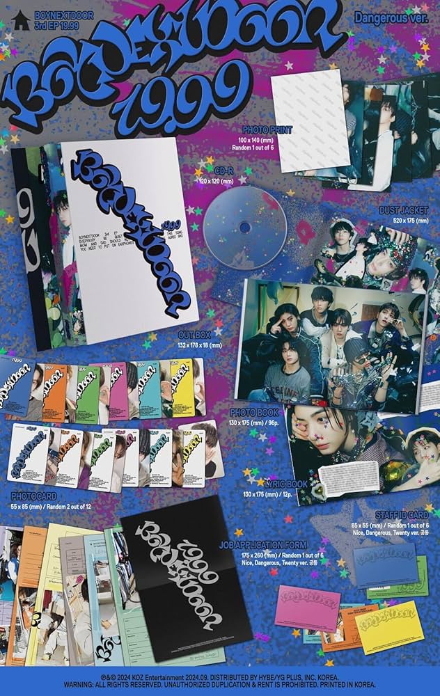 BOYNEXTDOOR - 3rd EP 19.99 CD (3 versions SET) - Amazon.com Music