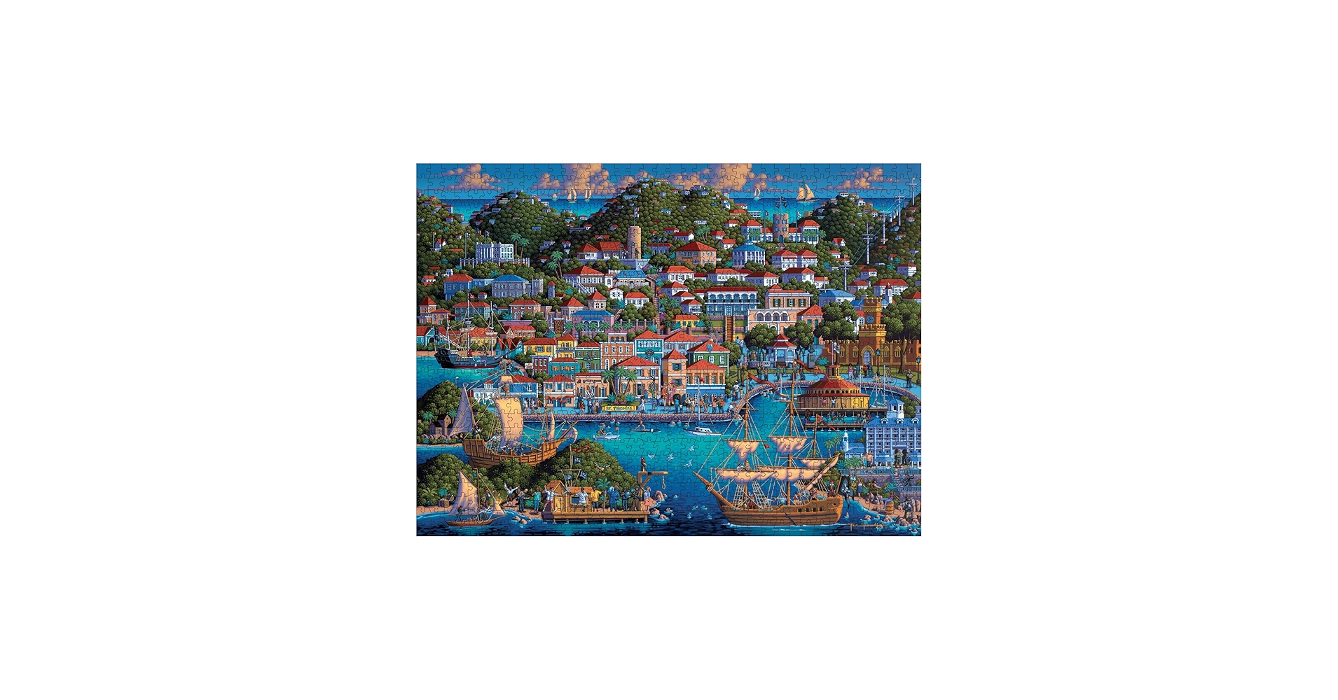 Amazon.com: Buffalo Games - Eric Dowdle - St. Thomas - 1000 Piece