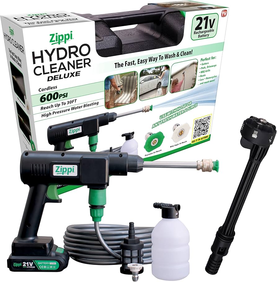 Amazon.com : Zippi Hydro Cleaner Deluxe 2025 – Cordless High