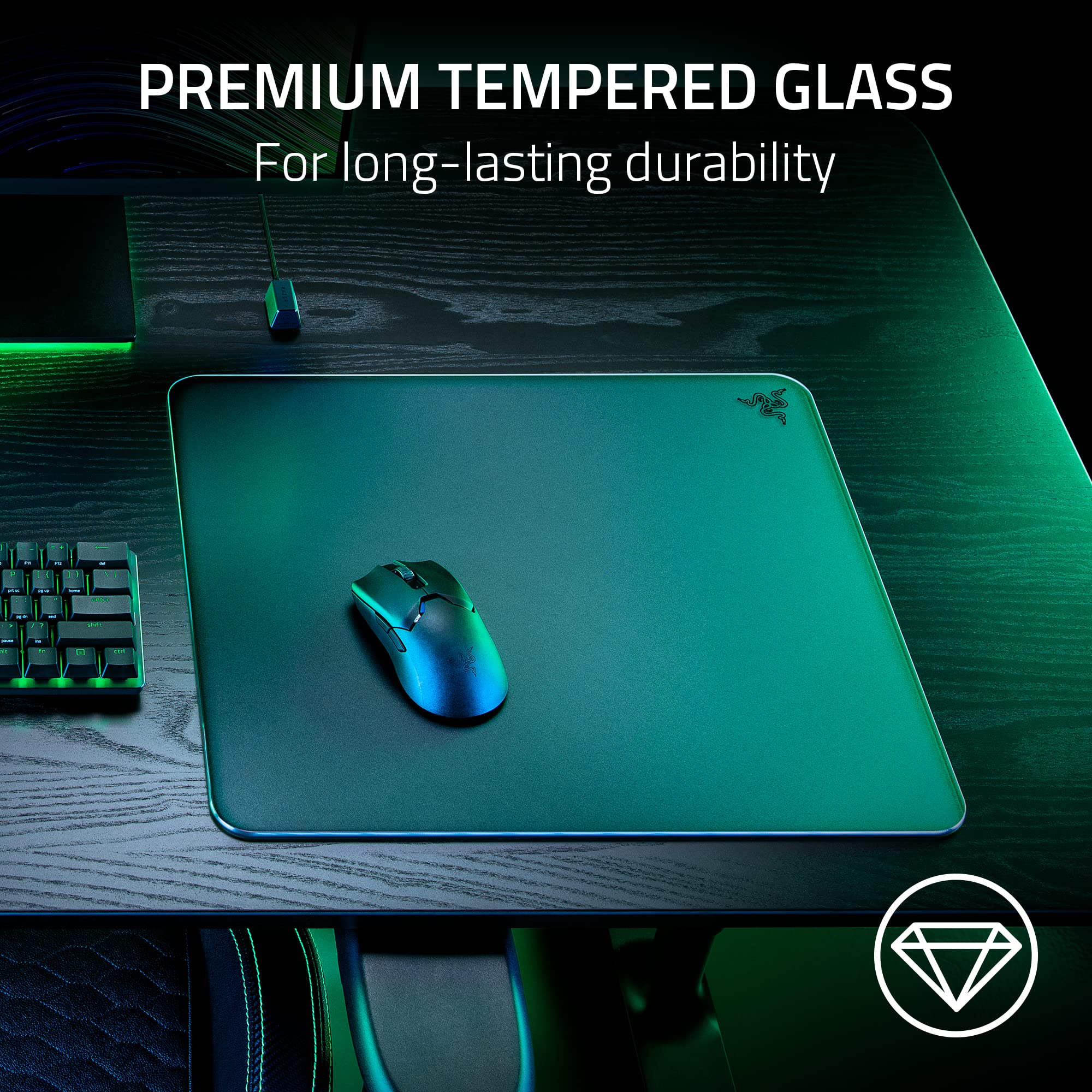 Amazon.com: Razer Atlas Tempered Glass Gaming Mouse Mat: Ultra