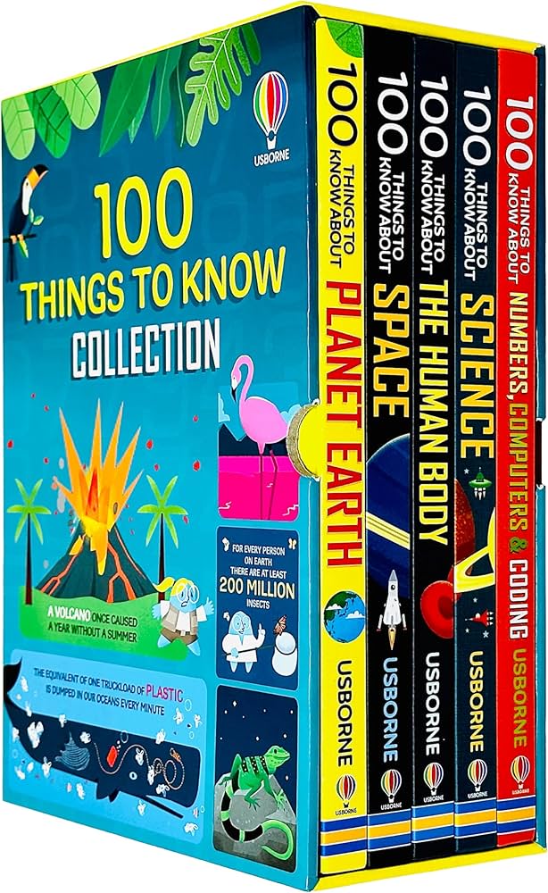 100 THINGS TO KNOW ABOUT BOXSET: Usborne: 9781474999052: Amazon