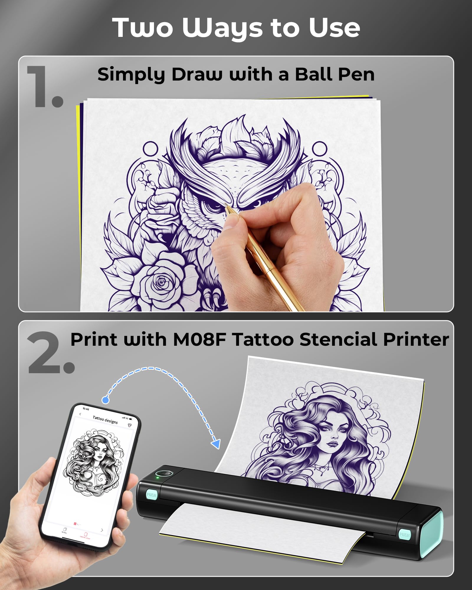 Amazon | Itari A4 サーマルコピー 用紙 タトゥー 転写紙 A4サイズ 150