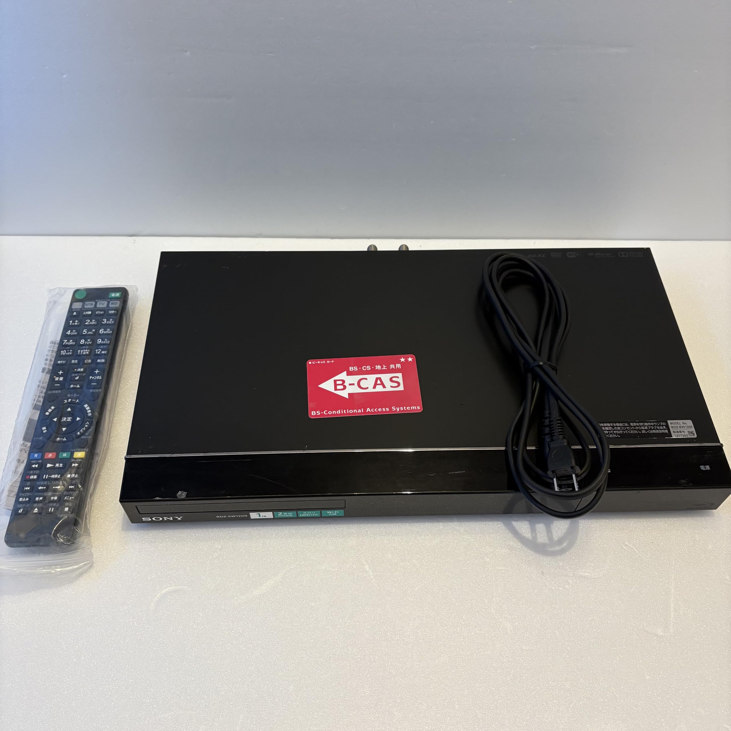 Amazon | SONY 1TB 2チューナー ブルーレイレコーダー BDZ-EW1200
