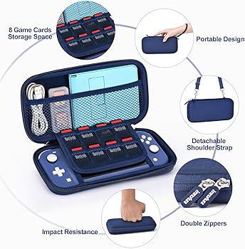 Amazon.com: innoAura Switch Lite Case 18-in-1 Accessories Bundle