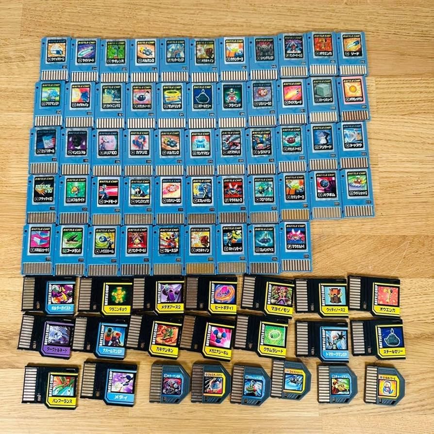 ラ*中様 ロックマンエグゼ バトルチップ まとめ売り たくさん並べれば