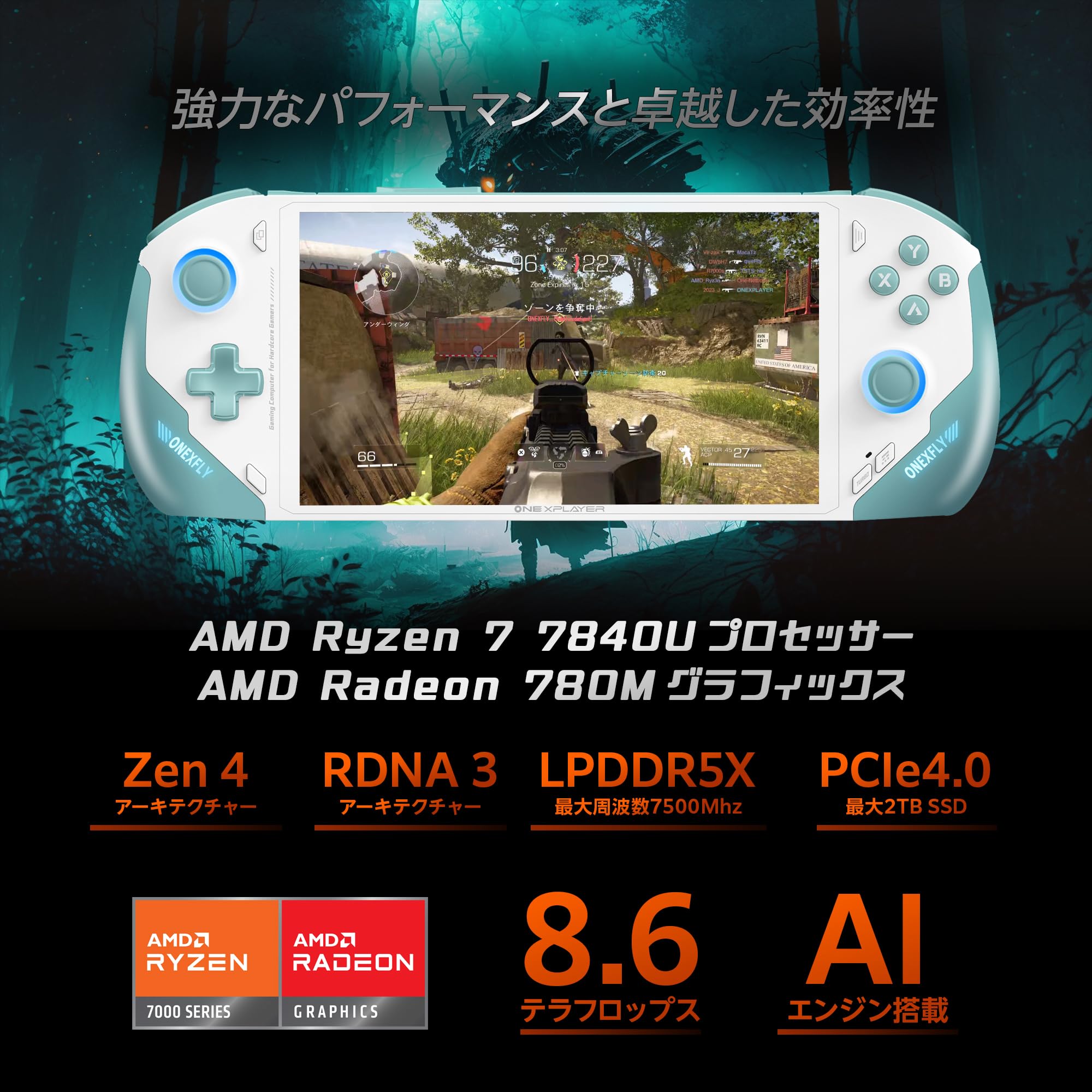 Amazon.co.jp: One-Netbook OneXFly 【国内正規版(Ryzen 7 7840U/32GB