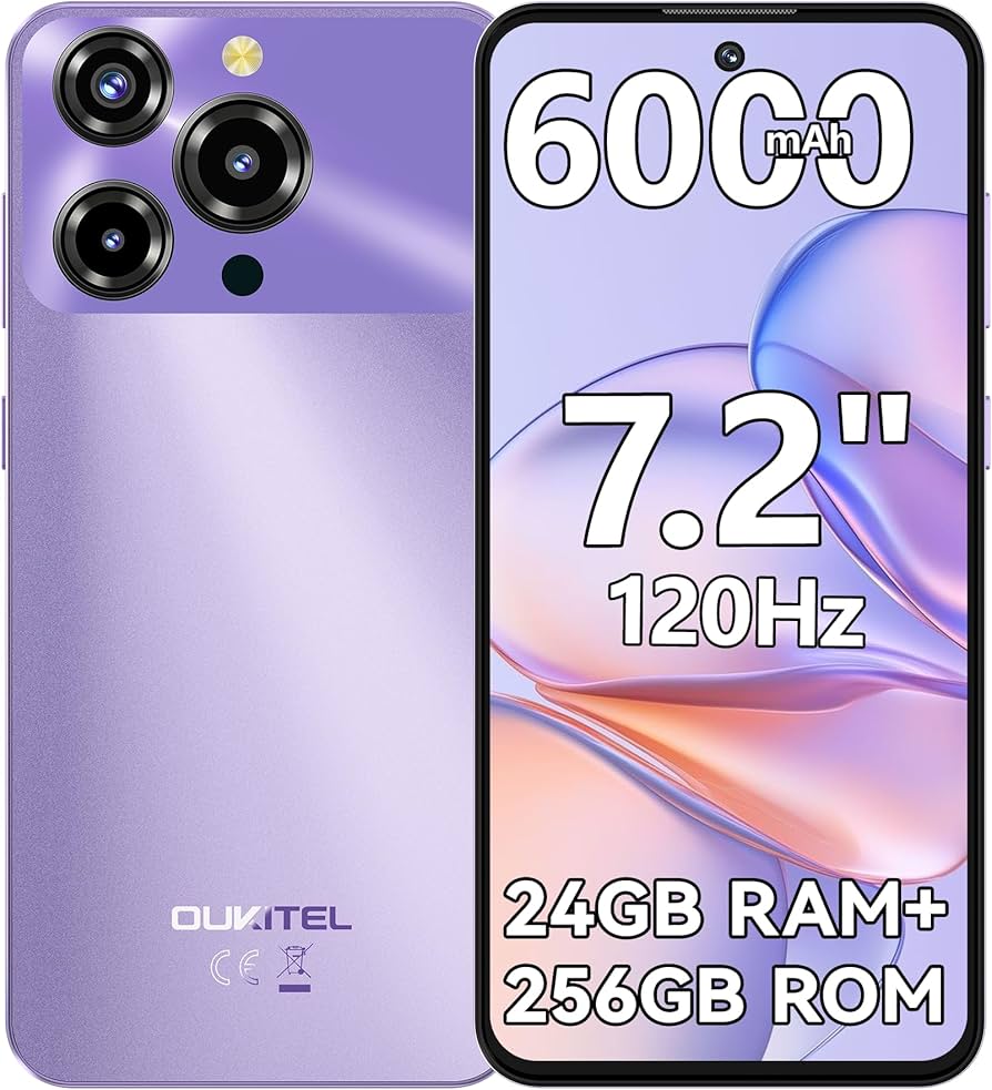 Amazon | OUKITEL SIMフリー スマートフォン 本体 C69 7.2インチ HD 大