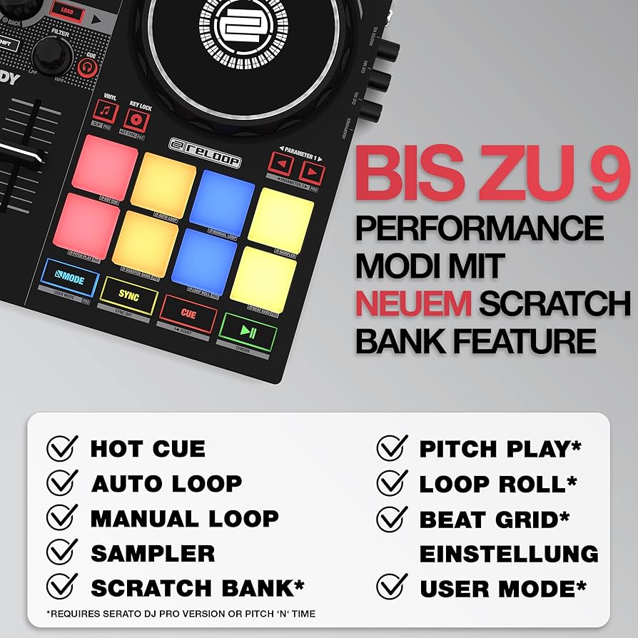 Amazon.com: Reloop Ready Compact Prep 2-Deck DJ Controller