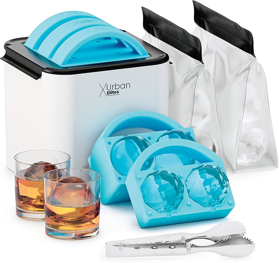 Amazon | UrbanXelites クリスタルクリア アイスボールメーカー - 2