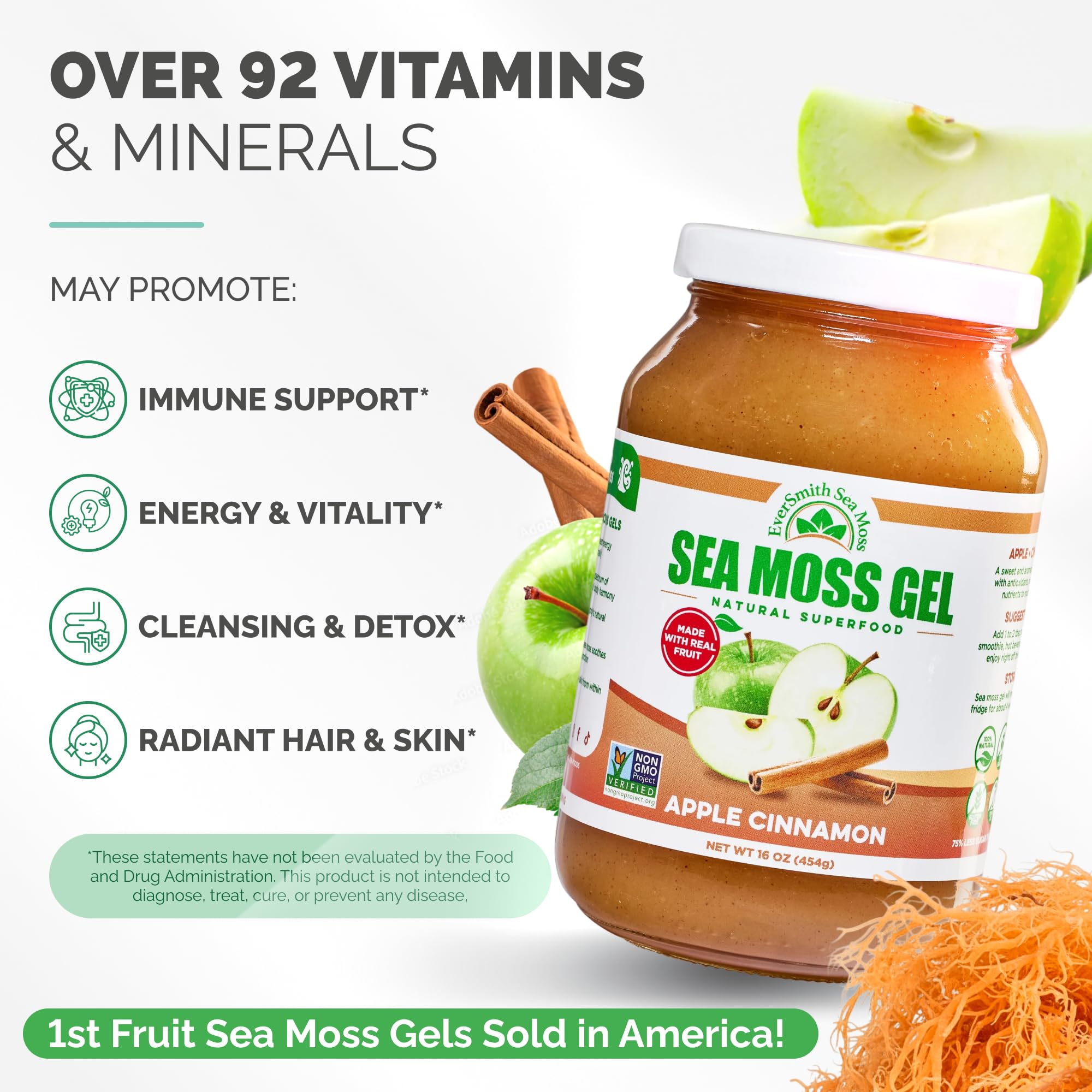 Amazon.com: EverSmith Organics - Wildcrafted Irish Sea Moss Gel