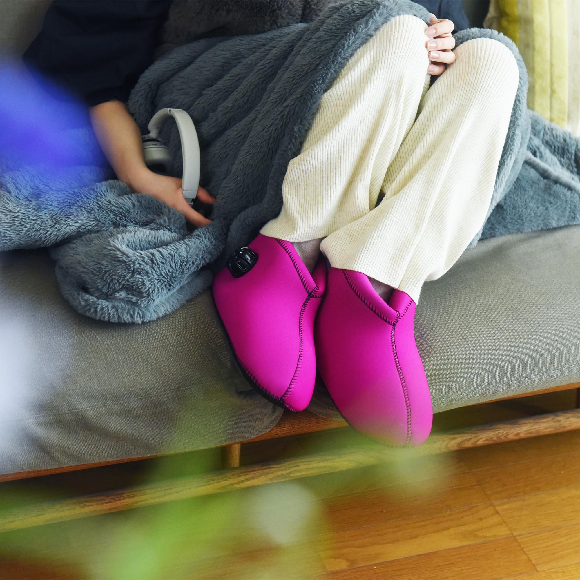 Amazon.co.jp: クロッツ やわらか湯たんぽ 足用 ショートタイプ 履く