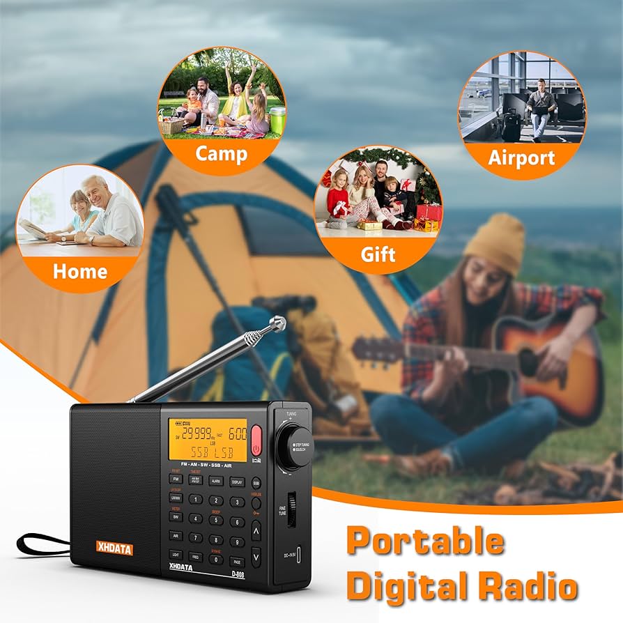Amazon.com: XHDATA D808 Portable AM FM SW LW Air Band Shortwave