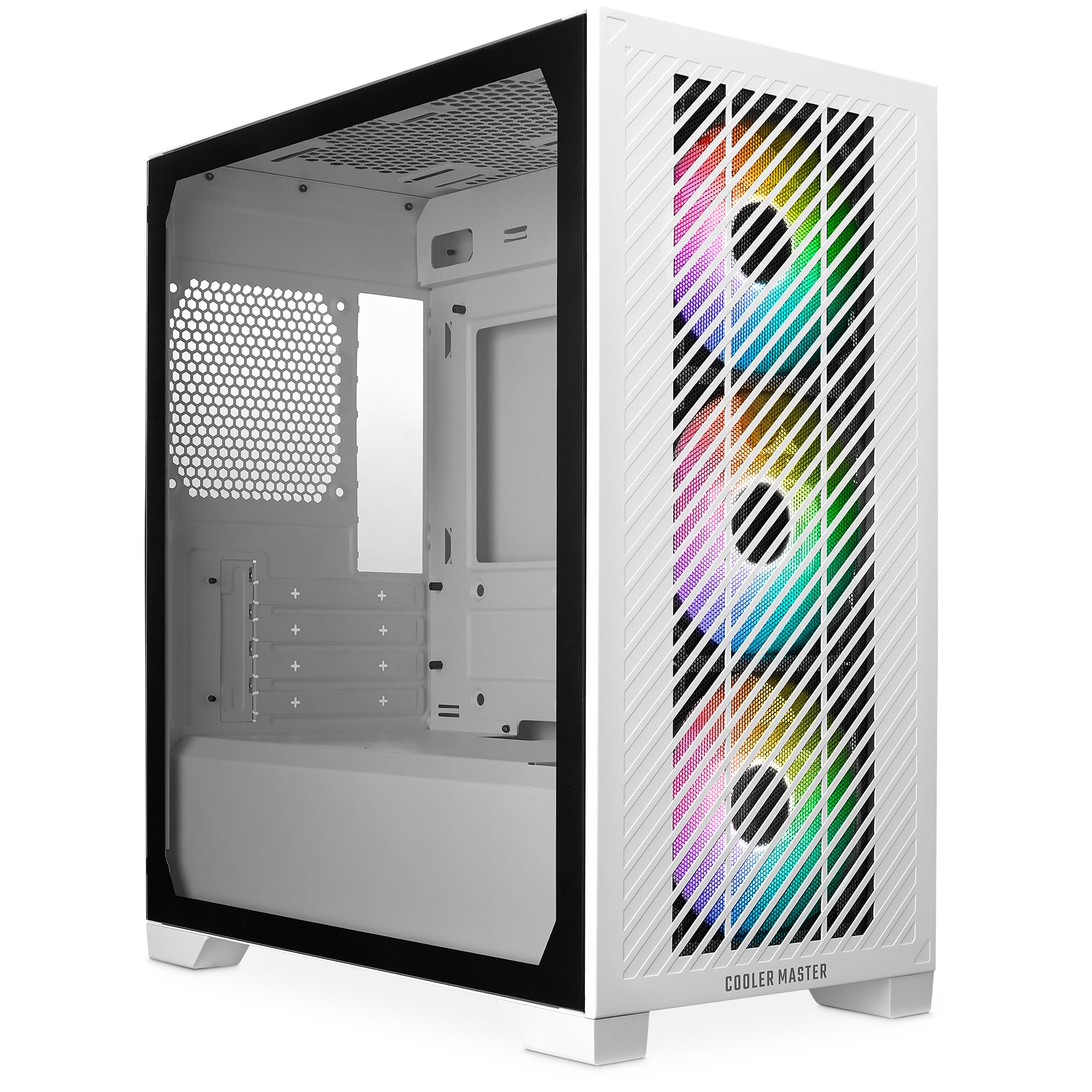 Amazon.co.jp: Cooler Master Elite 301 White 120mm ARGBファン 3基