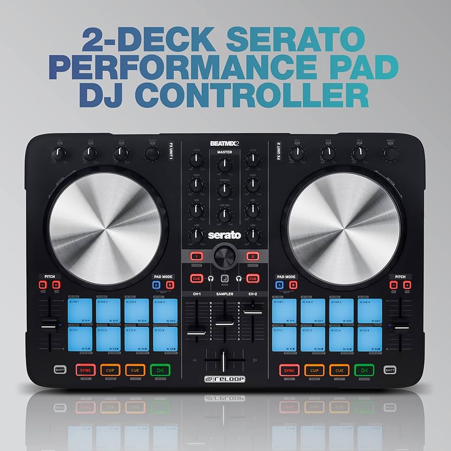 Amazon.com: Reloop Beatmix 2, 2-Deck Serato Performance Pad DJ