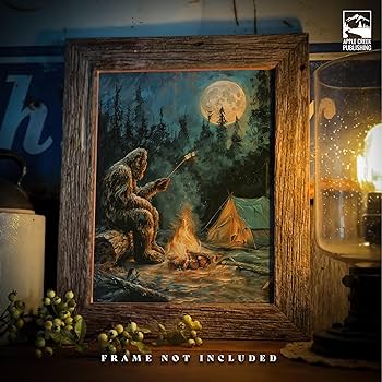 Amazon.com: Apple Creek Midnight Visitor - Bigfoot Poster
