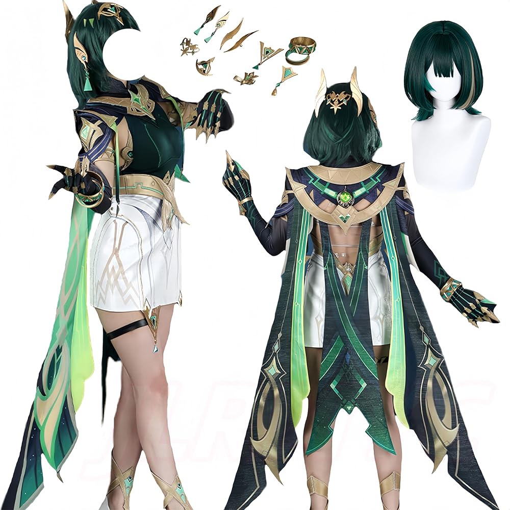 Amazon.co.jp: [JLRMYC] 原神 ネフェル コスプレ衣装 制服 NEFER