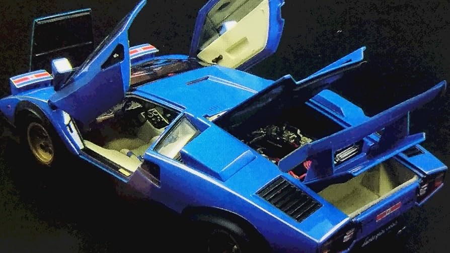 Amazon | 京商 1/18 ランボルギーニ カウンタック LP500S WW ブルー