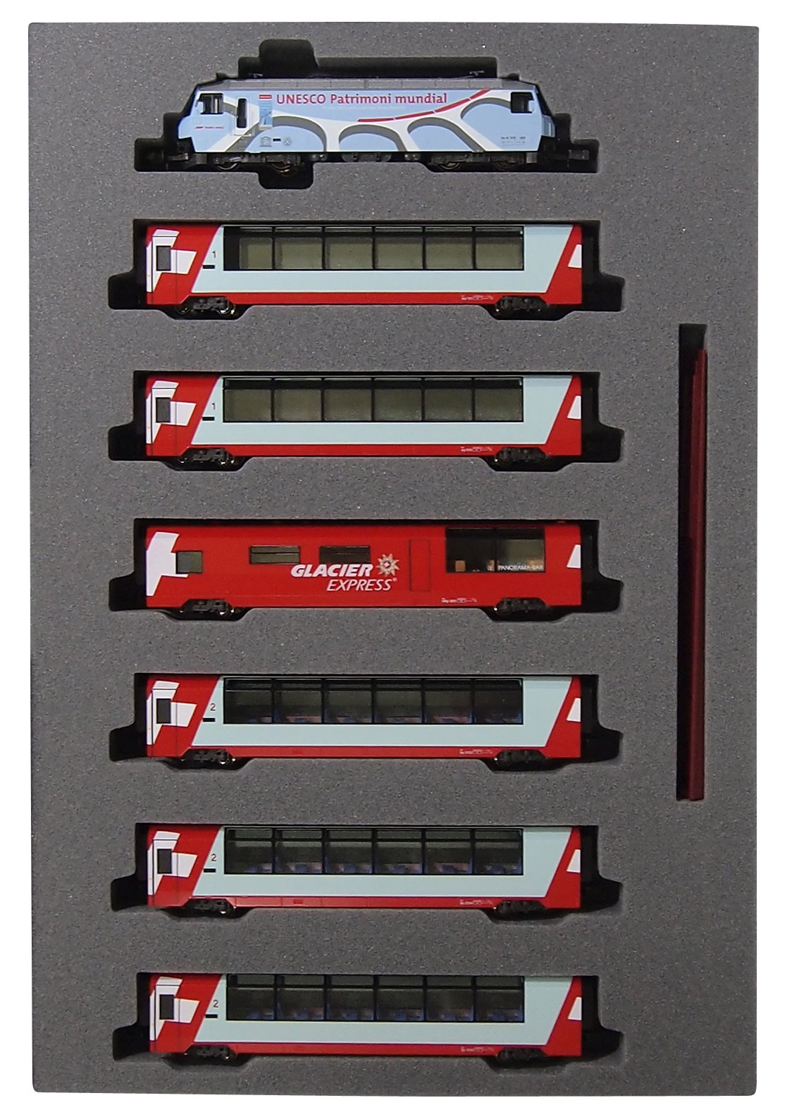 Amazon | KATO Nゲージ アルプスの氷河特急 ユネスコ塗色 7両セット 10