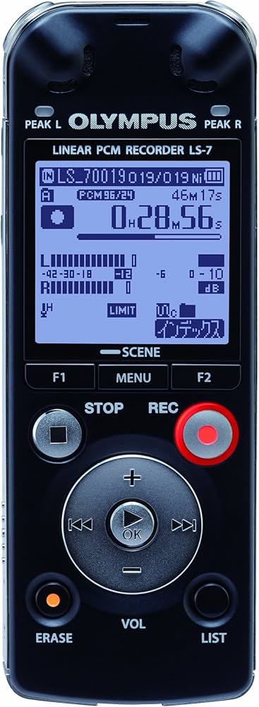 Amazon | OLYMPUS ICレコーダー Voice-Trek 4GB リニアPCM対応 BLK