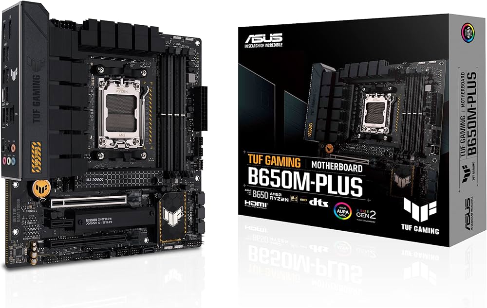 Amazon | ASUS TUF GAMING B650M-PLUS AMD Ryzen AM5 Micro-ATX