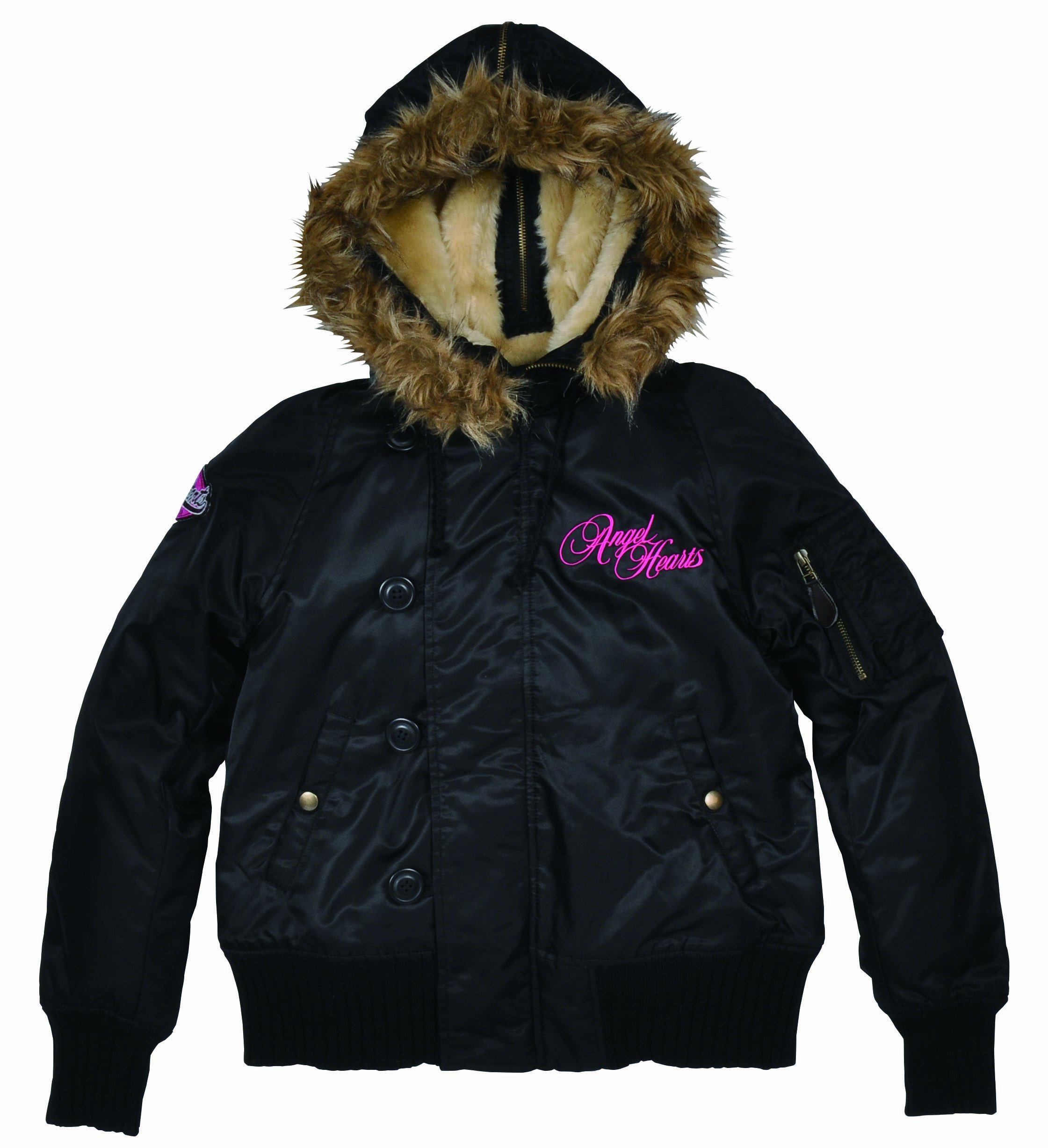 Amazon | [シンプソン] Angel Hearts M2B Type Jacket Black WS AHJ