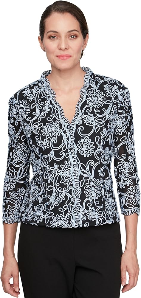 Amazon.com: Alex Evenings Women's Stretch Embroidered Formal Event