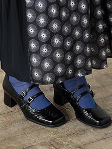 Amazon | [レイビームス] レザーシューズ ダブル ストラップ パンプス