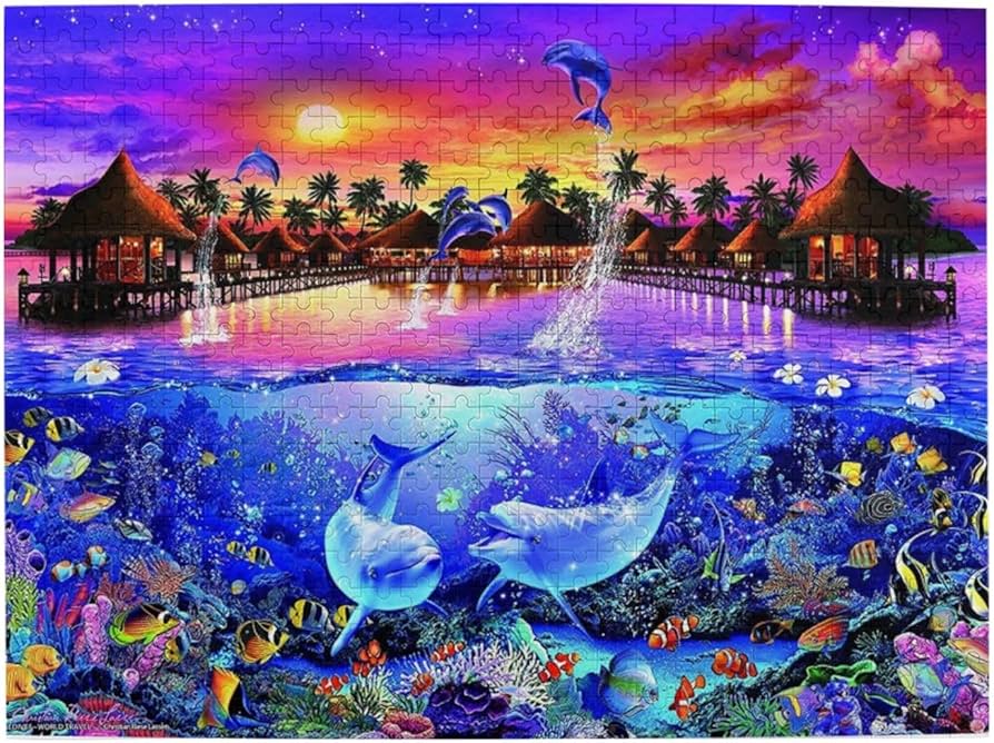 Amazon.co.jp: 500ピース ジグソーパズル ラッセン モルディブ