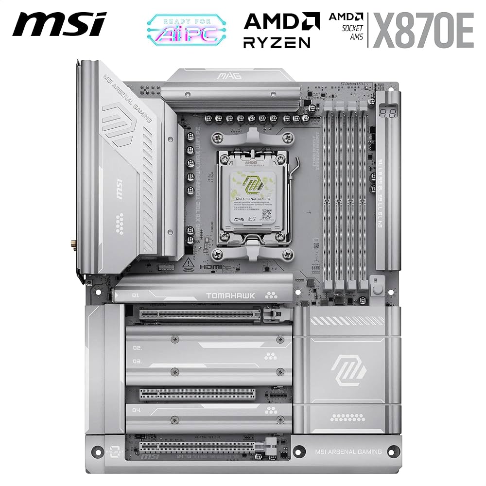 Amazon | MSI MAG X870E Tomahawk MAX WiFi PZ マザーボード、ATX