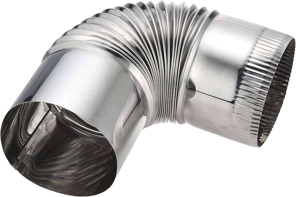 Amazon | ホンマ製作所 ホンマステン煙突エビ曲106φ | 暖炉用品