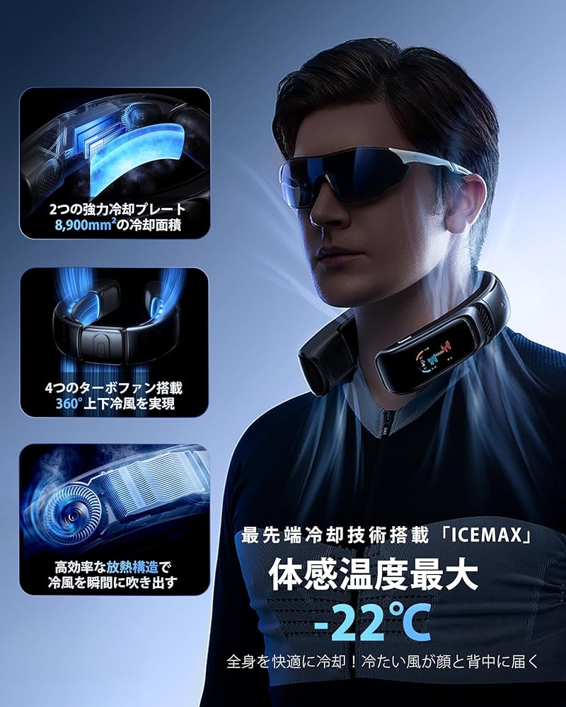 Amazon.co.jp: 【次世代 AIネッククーラー】テレビ朝日で「猛暑を