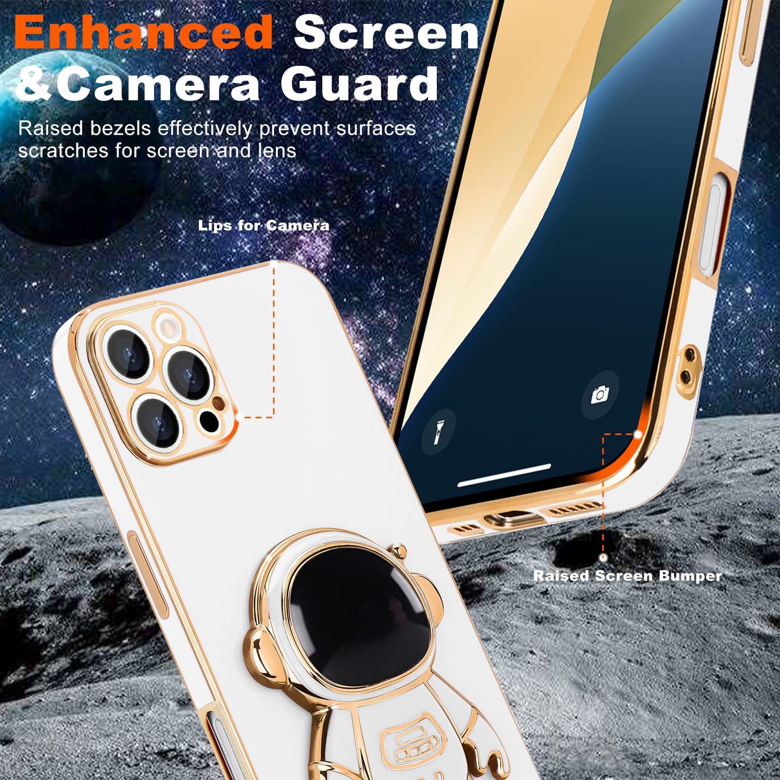 Amazon.com: Pepmune for iPhone 16 Pro Max Case, Cute 3D Astronaut
