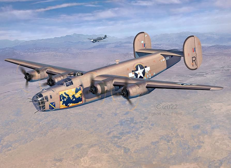 Amazon | ドイツレベル(Revell) 1/48 アメリカ軍 B-24Dリベレーター