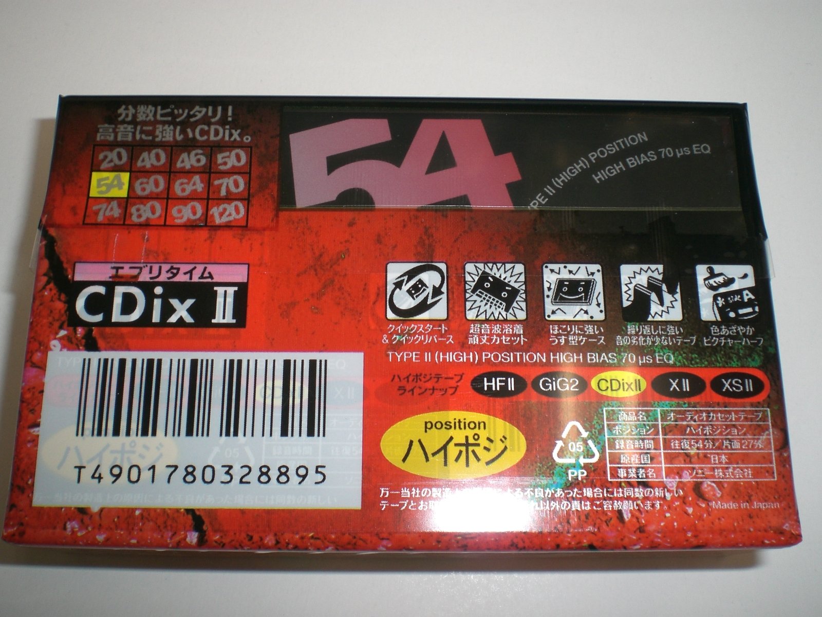 Amazon | ソニー SONY CDix Ⅱ ハイポジション ハイポジ カセット