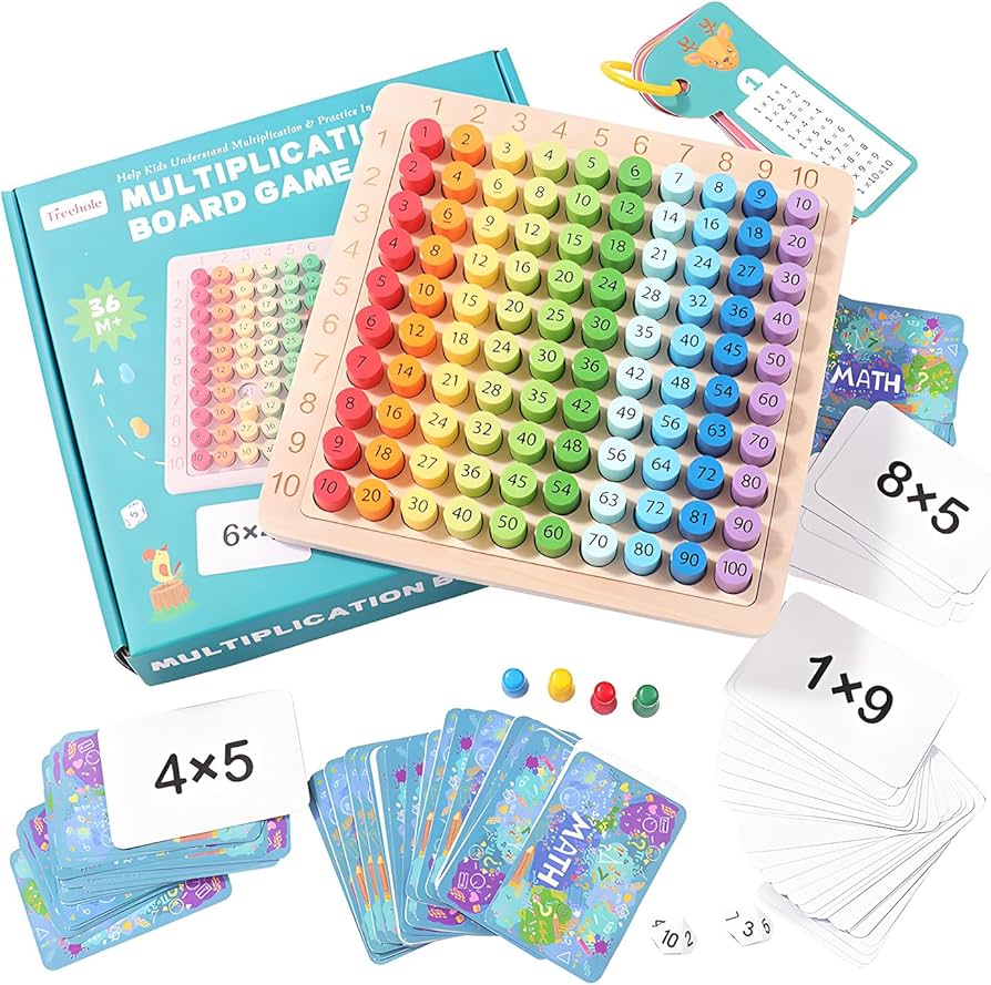 Amazon.co.jp: SINGERTOP かけざん九九 九九を覚える 九九カード 学習