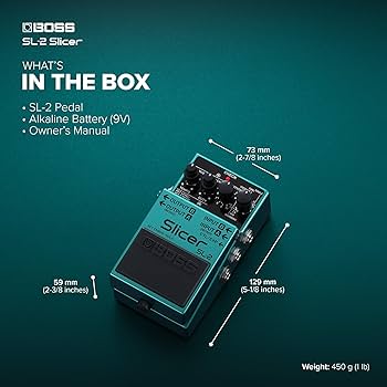 Amazon.com: BOSS SL-2 Slicer | Compact Pedal for Guitar, Keyboard