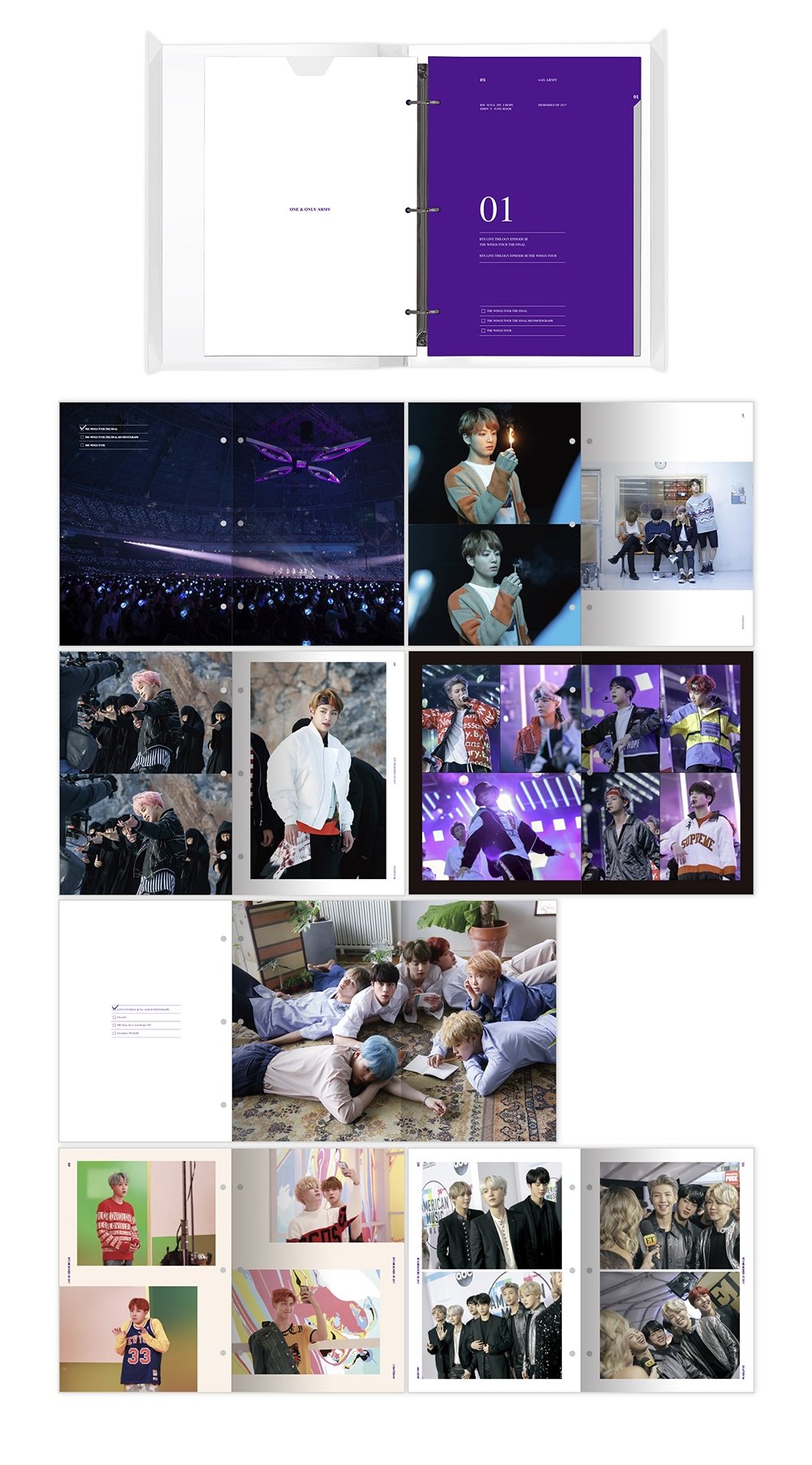Amazon.com: BigHit BTS Memories of 2017 DVD 5DVD+Photobook+Paper