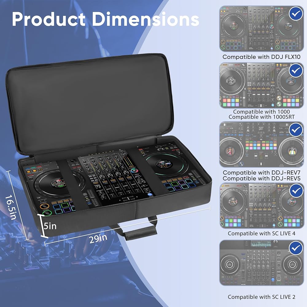 Amazon.co.jp: Aleemin DJコントローラーバッグ DDJ FLX10 / 1000