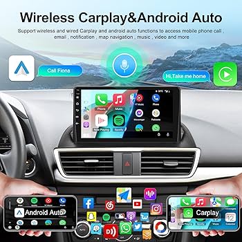 Amazon.com: NHOPEEW [2+64G] for Mazda 3 Axela 2014-2019 Car Radio