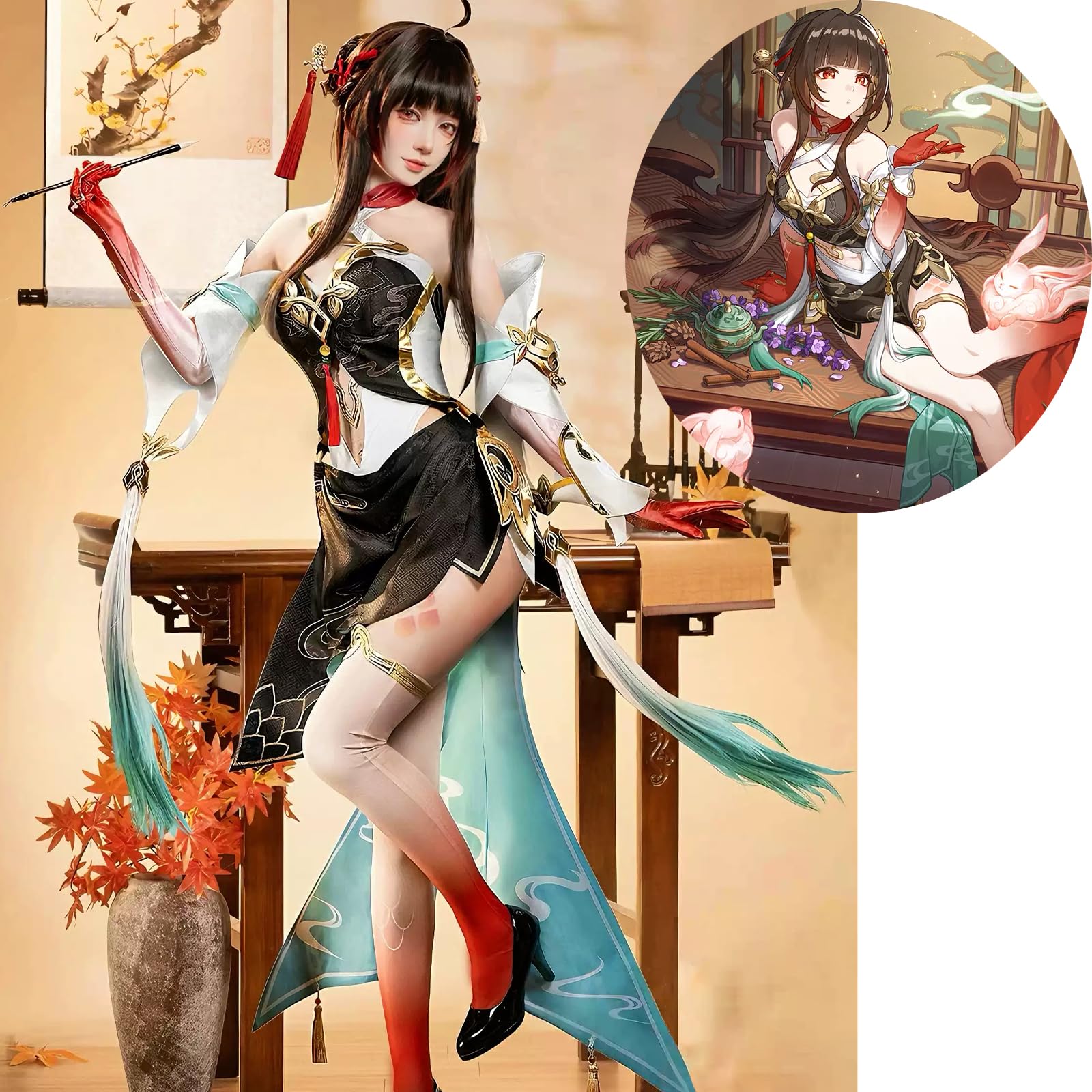 Amazon.co.jp: 崩壊スターレイル コスプレ 霊砂 コスプレ衣装 髪飾り